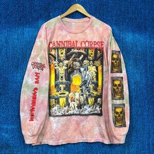 Cannibal Corpse Live Cannibalism Band Tie Dye Long Sleeve XL